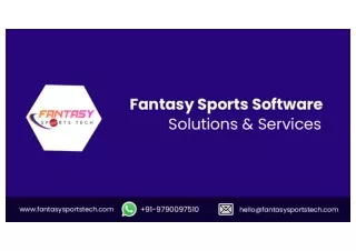 Fantasy Sports Software Development Services & Solutions