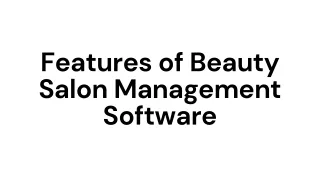 features of beauty salon management software