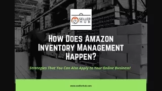 How Does Amazon Inventory Management Happen?