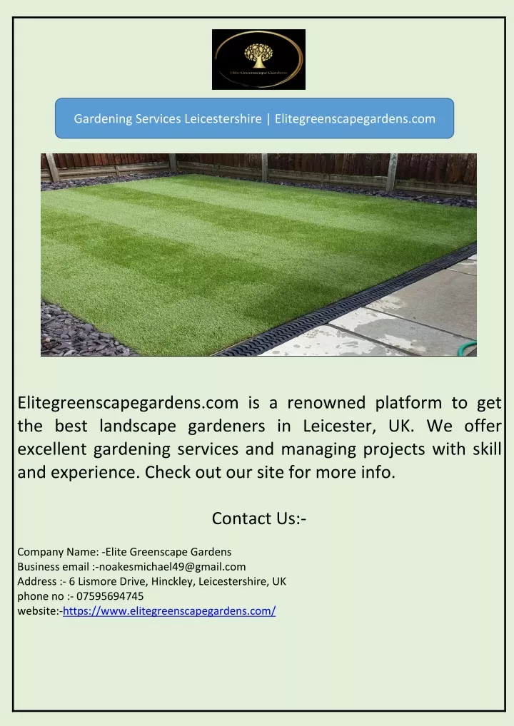 gardening services leicestershire