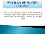 Why is My HP Printer Offline? - slide 1