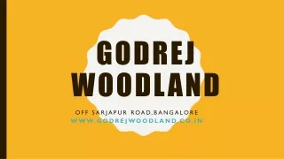 2 & 3 BHK Home Built Size Plots By Godrej Woodland