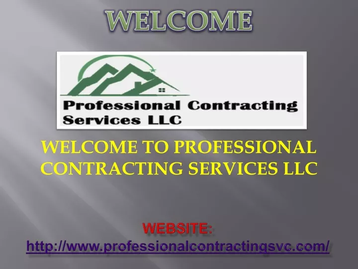 website http www professionalcontractingsvc com
