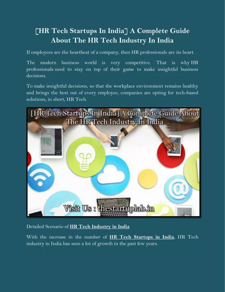 hr tech startups in india a complete guide about