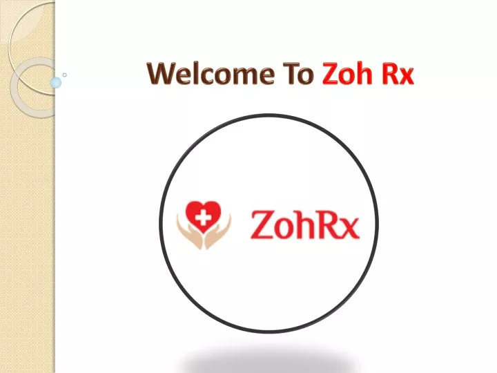 welcome to zoh rx