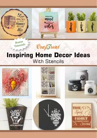 Inspiring Home Decor Ideas with Craftreat Stencils