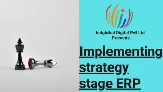 Implementing strategy stage ERP