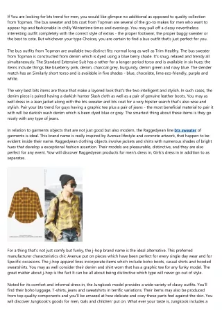 if you are looking for bts trend