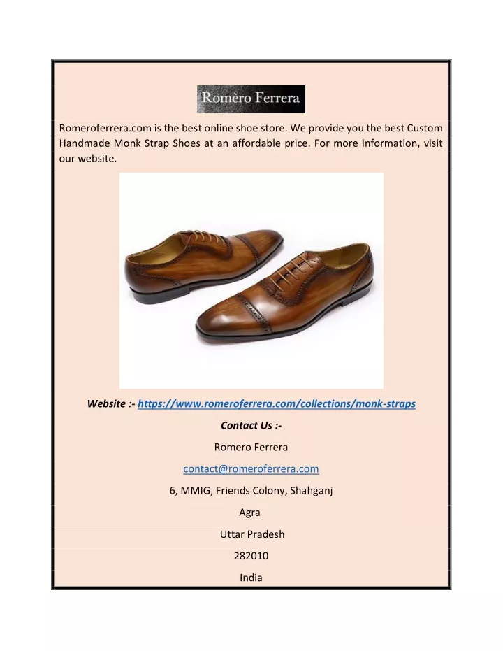romeroferrera com is the best online shoe store