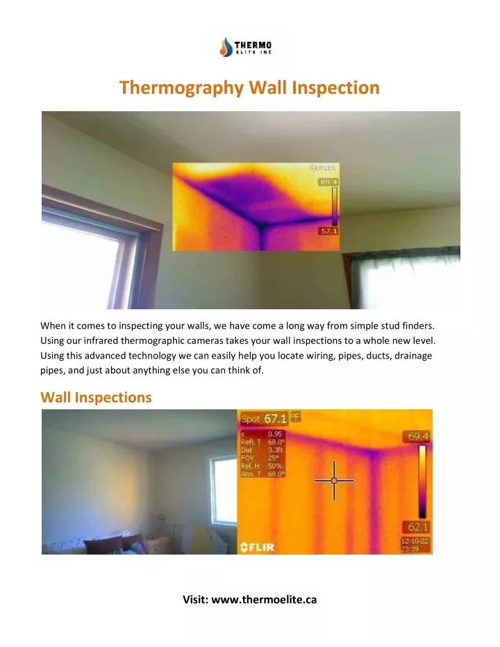 thermography wall inspection