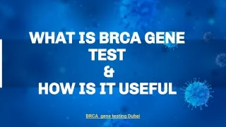 brca gene testing dubai