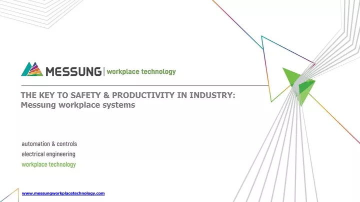 the key to safety productivity in industry messung workplace systems