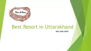 Best Resorts in Uttarakhand