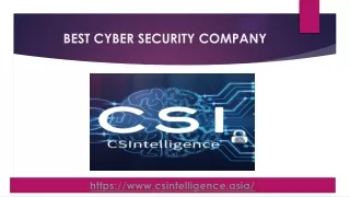 Cyber Security Company Singapore
