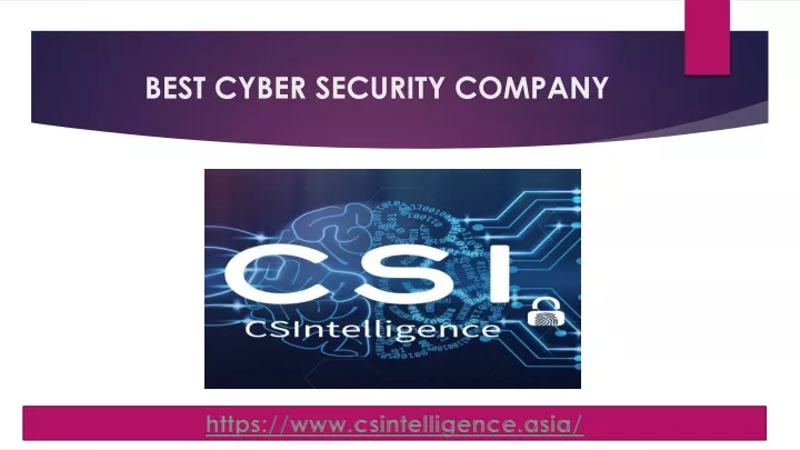 best cyber security company