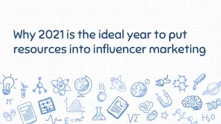 why 2021 is the ideal year to put resources into