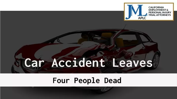 car accident leaves