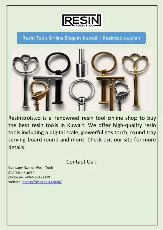 resin tools online shop in kuwait resintools co en