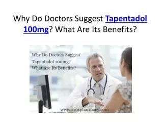 Tapentadol 100mg Erospharmacy