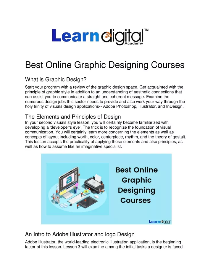best online graphic designing courses