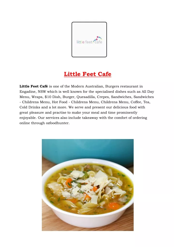 little feet cafe