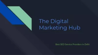 Best Digital Marketing Hub to Enhance your Business