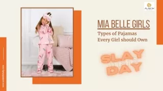 Types of pajamas every girl should own