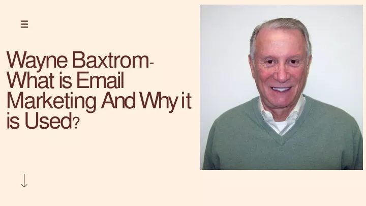 wayne baxtrom what is email marketing
