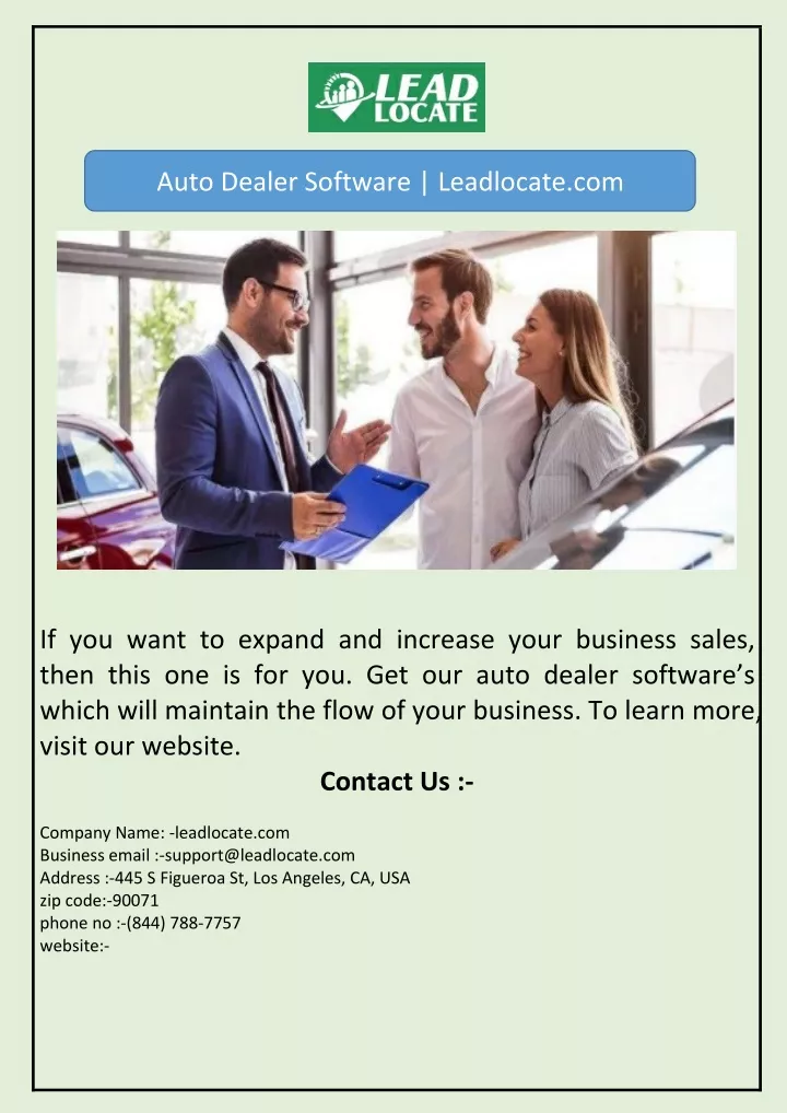 auto dealer software leadlocate com