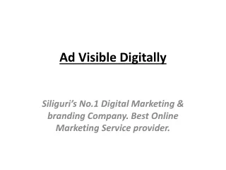 Best Digital Marketing Company in Siliguri