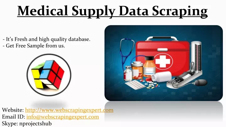 medical supply data scraping