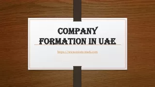 Company Formation in UAE