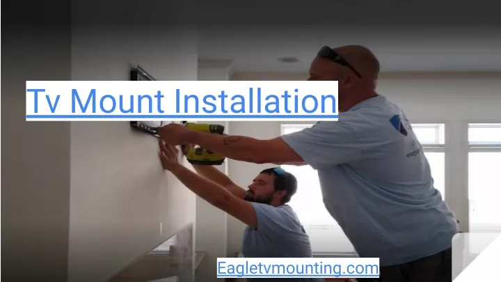 tv mount installation