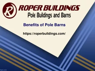 Benefits of Pole Barns