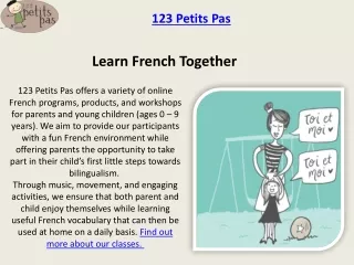 123 petits pas