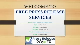 Press Release Service
