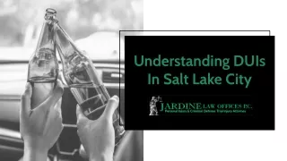 Understanding DUIs In Salt Lake City
