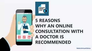 5 reasons why online doctor consultation is recommended