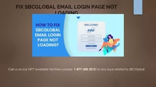 SBCGlobal Email Login Page Not Loading 1-877-200-2212