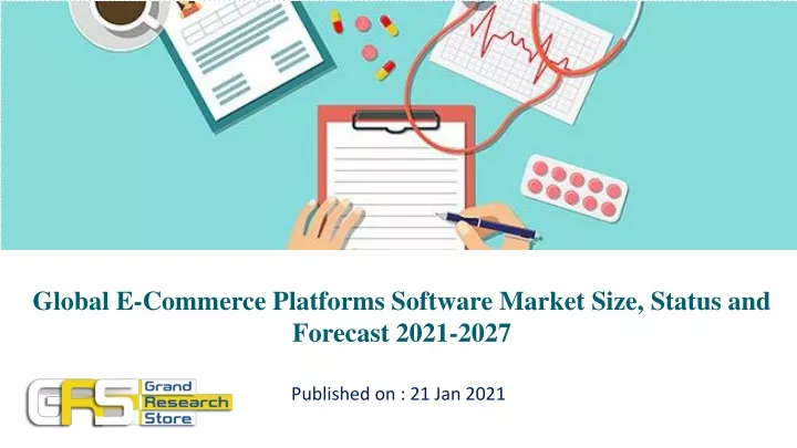 global e commerce platforms software market size
