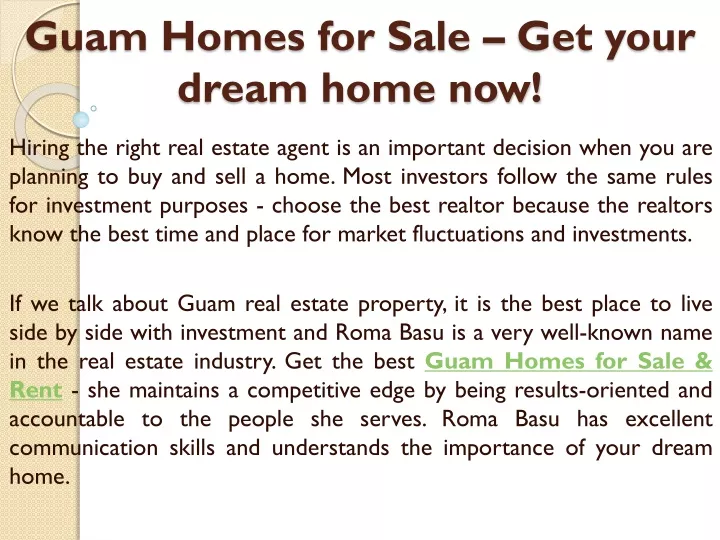 guam homes for sale get your dream home now