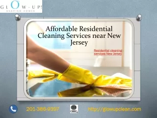 Affordable Residential Cleaning Services near New Jersey