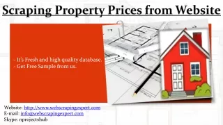 scraping property prices from website
