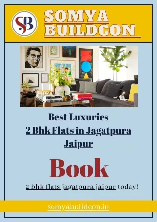 Best Luxuries 2 Bhk Flats in Jagatpura Jaipur