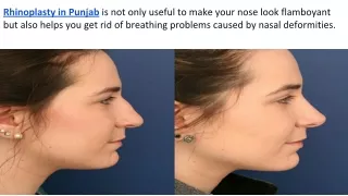 Rhinoplasty in Punjab