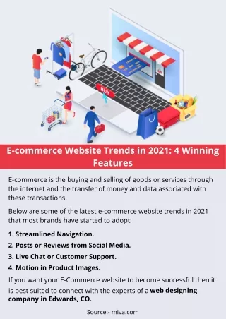 e commerce website trends in 2021 4 winning