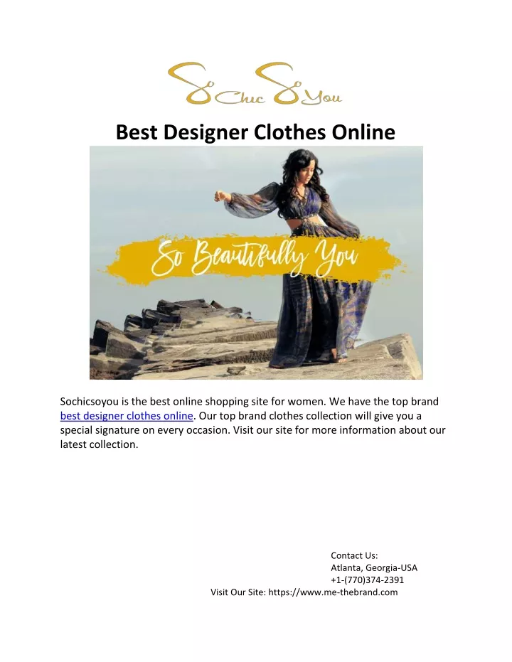 best designer clothes online