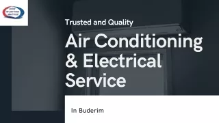 Trusted and Quality Air Conditioning & Electrical Service In Buderim
