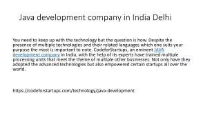 java development company in india delhi