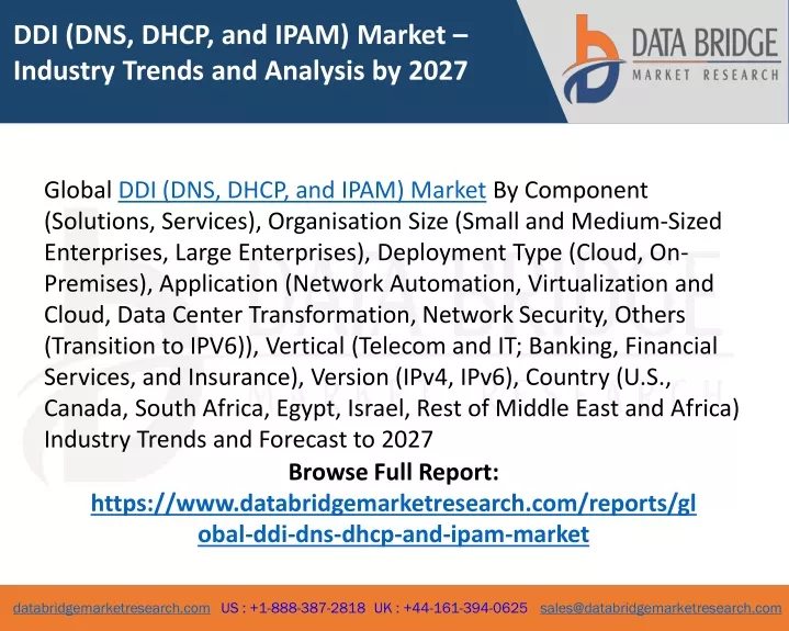 ddi dns dhcp and ipam market industry trends
